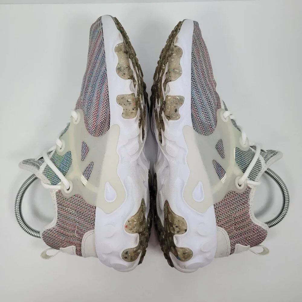 Nike 9 React Presto Flyknit Men's Multicolor Running Shoes CN1709-100 US Size 10 - Picture 6 of 8